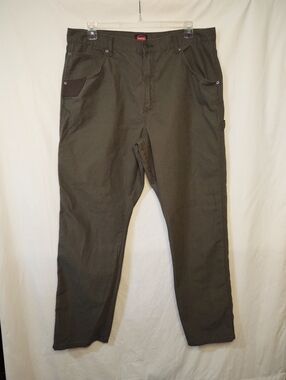 Wrangler Workwear Dark Green Pants 38 X 32